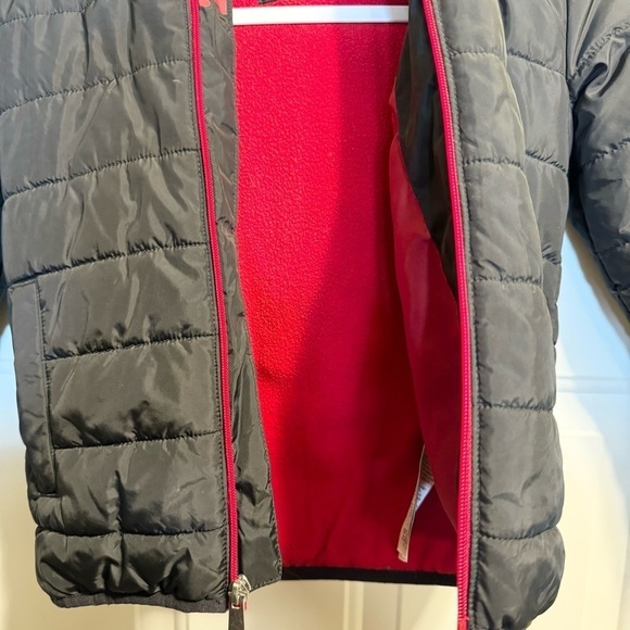 Nike Puff Up Jacket Boys Black Sz 5S “Just Do It " - Picture 4 of 10